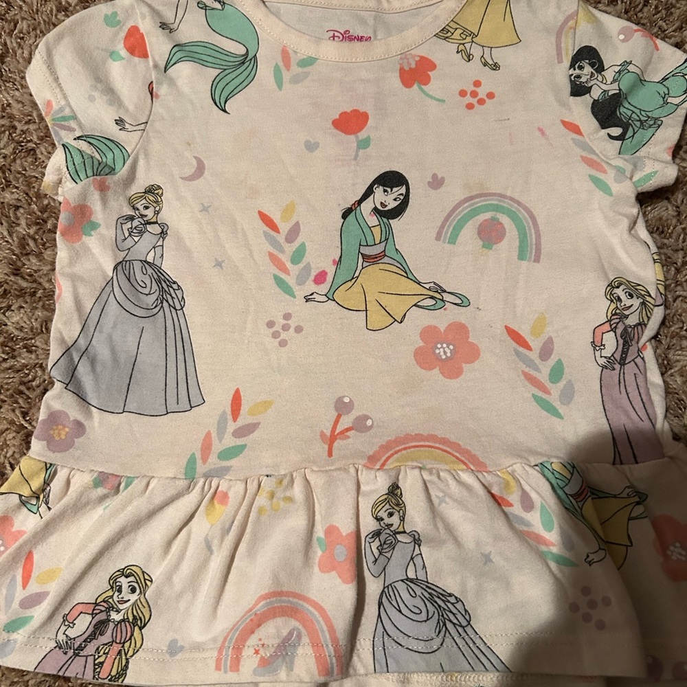 Disney Princess Peplum Top